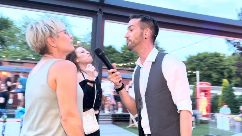 Music2Dance live bei einem Auftritt