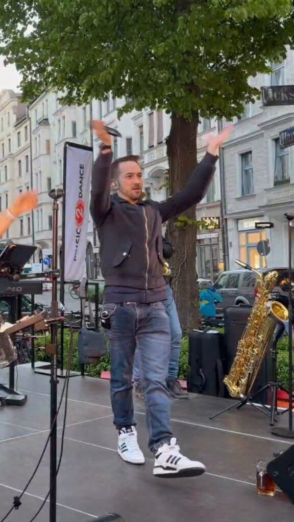 Szene aus dem Music2Dance-Showreel